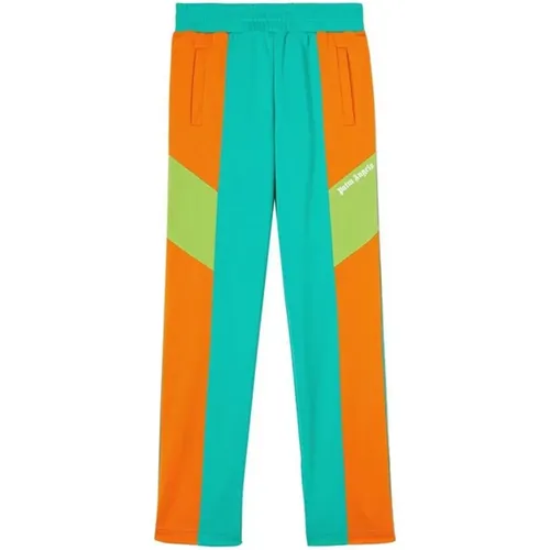 Green Trousers Aw20 Polyester Drawstring , male, Sizes: M, L, S - Palm Angels - Modalova