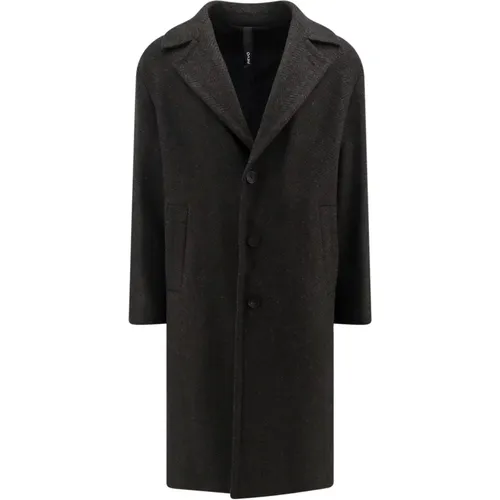 Wool Blend Jacket with Wide Lapel , male, Sizes: 2XL - Hevo - Modalova