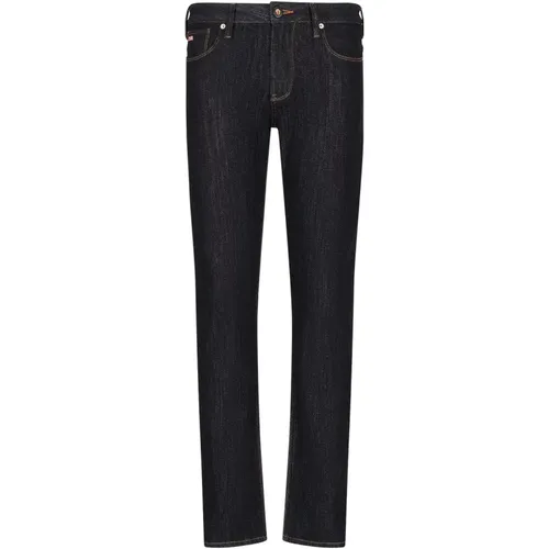 Zeitlose Slim-Fit Denim Jeans , Herren, Größe: W36 - Emporio Armani - Modalova