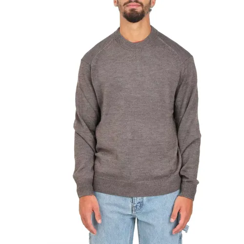 Braun Mel Pullover Sweater , Herren, Größe: L - Armani Exchange - Modalova