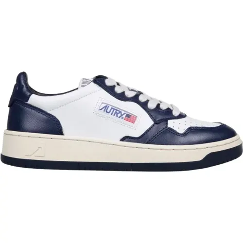 Modern Woman White/Blue Sneaker , female, Sizes: 10 UK, 8 UK, 11 UK - Autry - Modalova