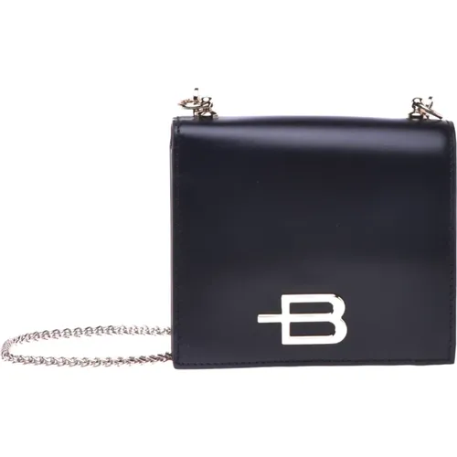 Wallet with chain in leather , female, Sizes: ONE SIZE - Baldinini - Modalova