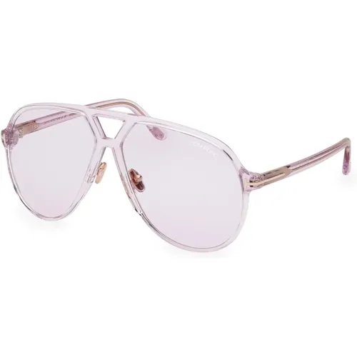 Oversize Pilot Sonnenbrille , unisex, Größe: ONE Size - Tom Ford - Modalova