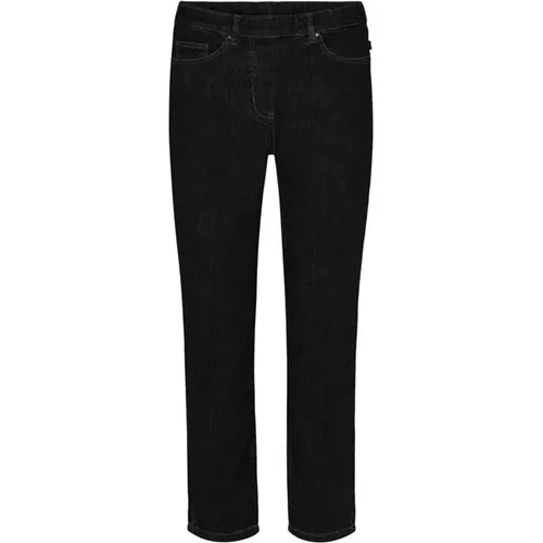 Black Denim Regular Trousers , female, Sizes: L, 2XL, M, XL, 5XL, 3XL, 4XL - LauRie - Modalova