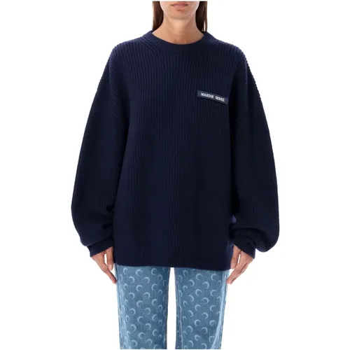 Fischerpullover Navy Strickware Aw24 - Marine Serre - Modalova