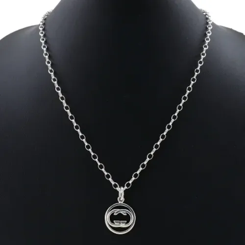 Pre-owned Metal necklaces , female, Sizes: ONE SIZE - Gucci Vintage - Modalova