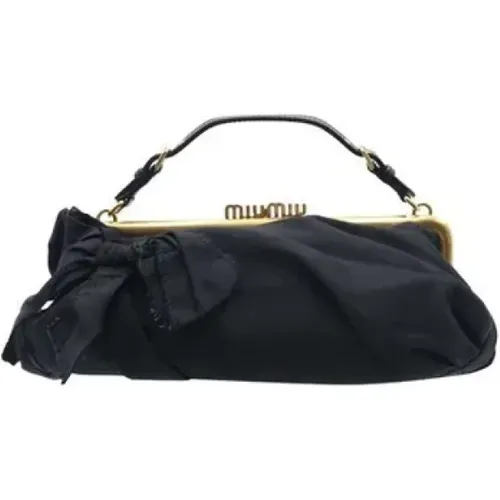 Pre-owned Metal handbags , female, Sizes: ONE SIZE - Miu Miu Pre-owned - Modalova