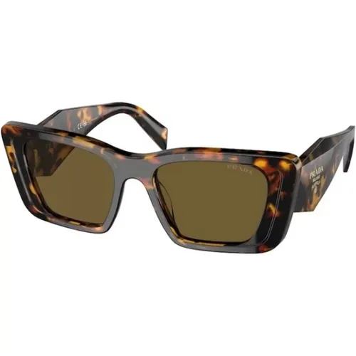 Stilvolle Braune Sonnenbrille , Damen, Größe: 51 MM - Prada - Modalova