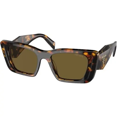 Stilvolle Braune Sonnenbrille , Damen, Größe: XS - Prada - Modalova