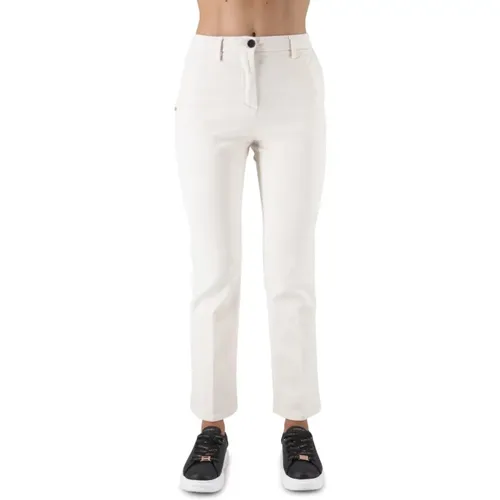 Sand, Damen Pantalone - Stilvoll und Bequem , Damen, Größe: 2XS - White Sand - Modalova