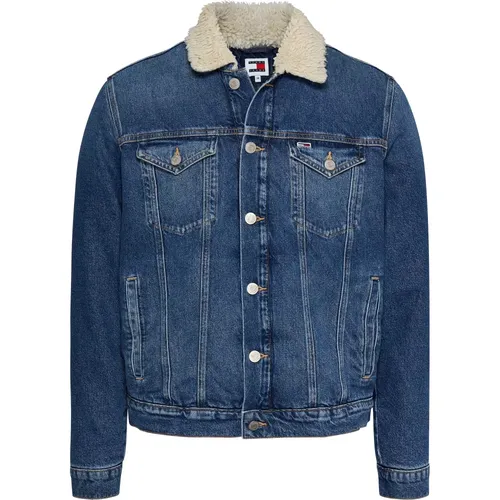 Jacket for Men Ss24 , male, Sizes: L, XL, M, S - Tommy Jeans - Modalova