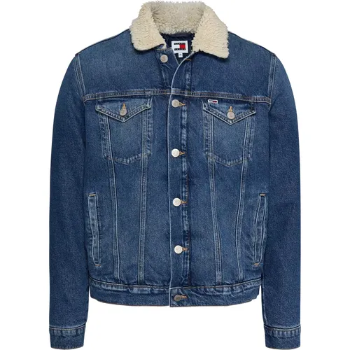 Jacket for Men Ss24 , male, Sizes: XL, M, S - Tommy Jeans - Modalova