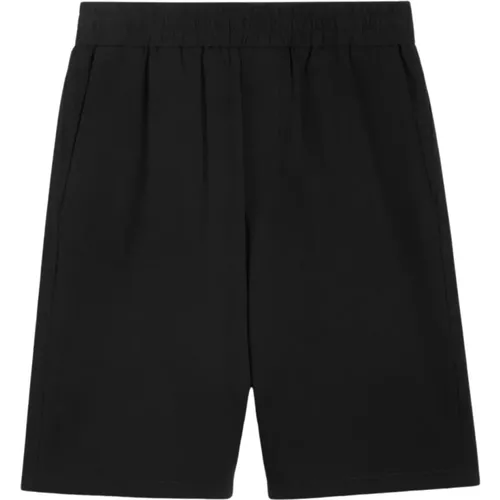 Ami de Coeur cotton track shorts , male, Sizes: XL, L, S, M - Ami Paris - Modalova