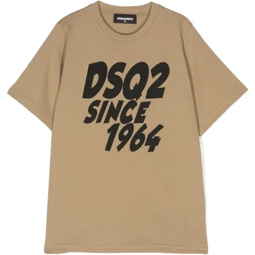 Casual Baumwoll T-Shirt Dq716 - Dsquared2 - Modalova