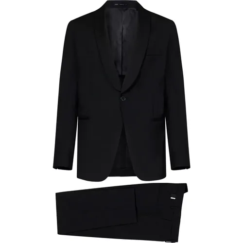 Single Breasted Suits , Herren, Größe: M - Low Brand - Modalova