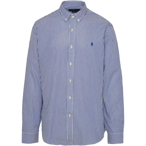 Shirts, Men, , Striped Cotton Shirt , male, Sizes: L - Polo Ralph Lauren - Modalova
