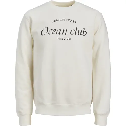 Jack Jones Pullover Jprblaocean Club Sweat Crew Neck , Herren, Größe: 2XL - jack & jones - Modalova