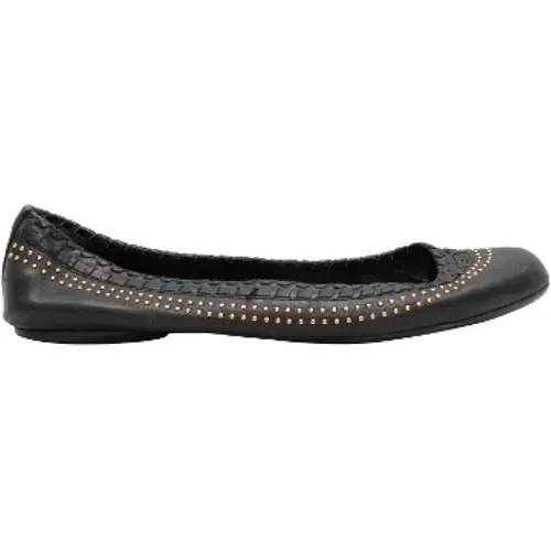 Pre-owned Leather flats , female, Sizes: 6 UK - Gucci Vintage - Modalova