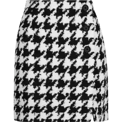 Flared Houndstooth Mini Skirt , Damen, Größe: S - Nina Ricci - Modalova