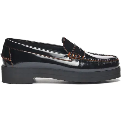 Patent Leather Penny Loafers , female, Sizes: 6 UK, 4 UK, 5 1/2 UK, 8 UK, 7 UK, 4 1/2 UK, 5 UK, 3 UK - Sebago - Modalova