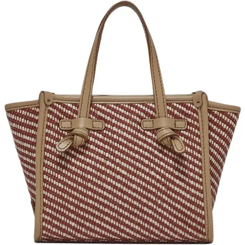 Womens Bags Handbag Marrone Rosso Ss23 , female, Sizes: ONE SIZE - Gianni Chiarini - Modalova