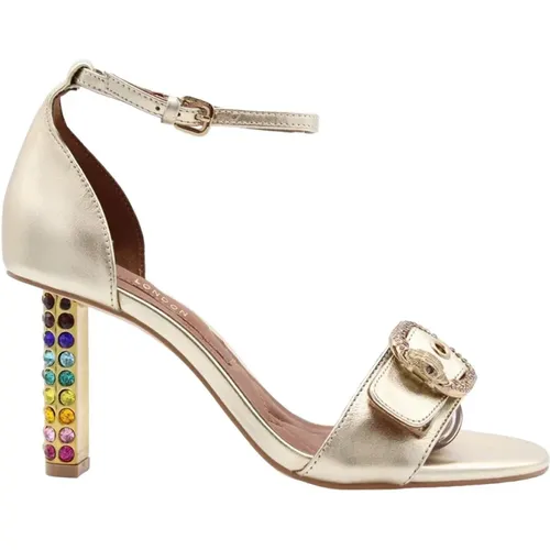 Goldene High Heel Schuhe Mayfair Stil , Damen, Größe: 37 EU - Kurt Geiger - Modalova