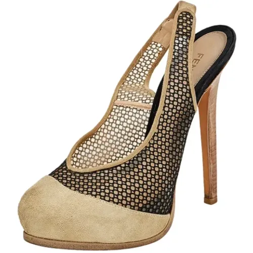 Pre-owned Gittergewebe sandals - Fendi Vintage - Modalova