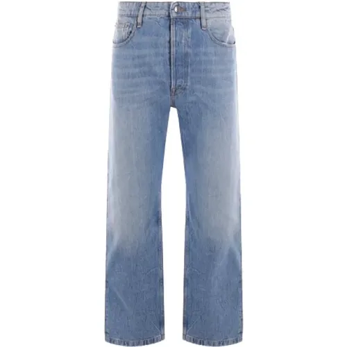 Locker Sitzende Bio-Baumwoll-Denim-Jeans , Herren, Größe: W30 - Wood Wood - Modalova