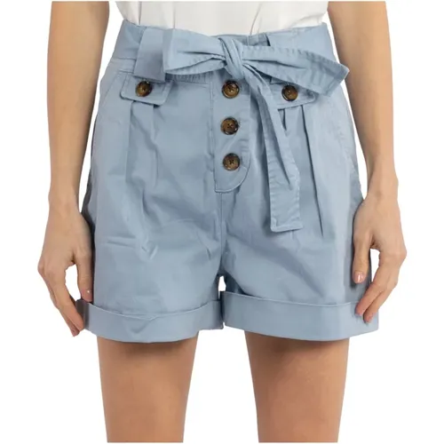 Light Stretch Cotton Twill Shorts , female, Sizes: W27, W29 - Woolrich - Modalova
