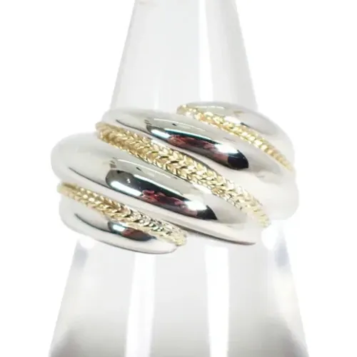 Pre-owned Silver rings , female, Sizes: ONE SIZE - Tiffany & Co. Pre-owned - Modalova