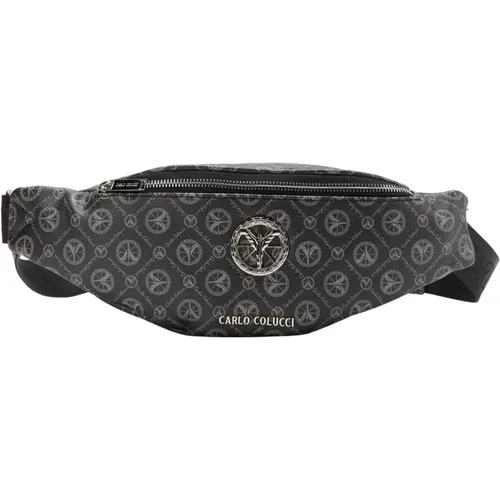 Logo Print Waist Bag Cozzi , unisex, Sizes: ONE SIZE - carlo colucci - Modalova