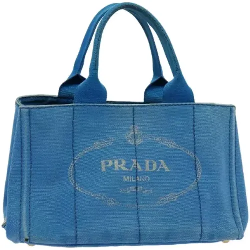 Pre-owned Cotton handbags , female, Sizes: ONE SIZE - Prada Vintage - Modalova