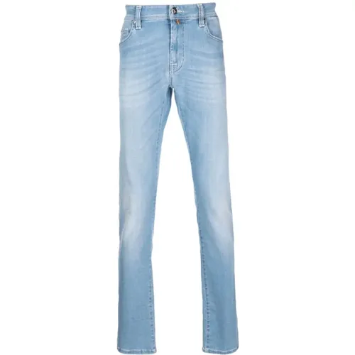 Straight Jeans Casual Style , male, Sizes: W34, W31, W32, W36 - Tramarossa - Modalova