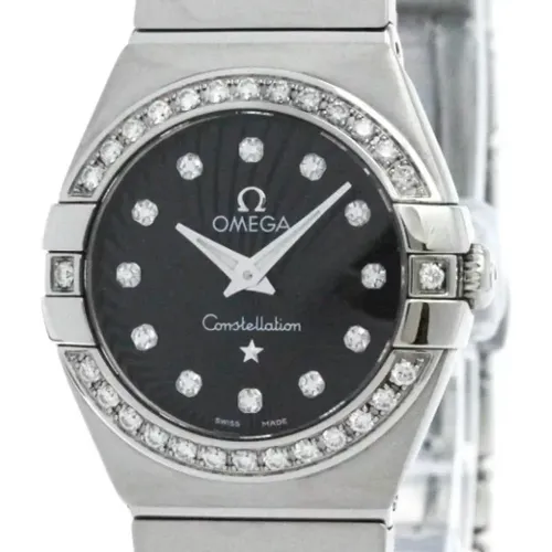 Pre-owned Stainless Steel watches , female, Sizes: ONE SIZE - Omega Vintage - Modalova