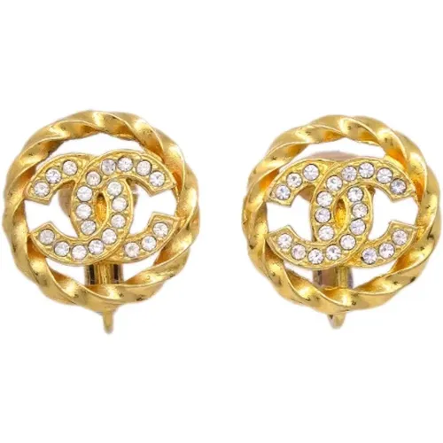 Pre-owned Metal earrings , female, Sizes: ONE SIZE - Chanel Vintage - Modalova