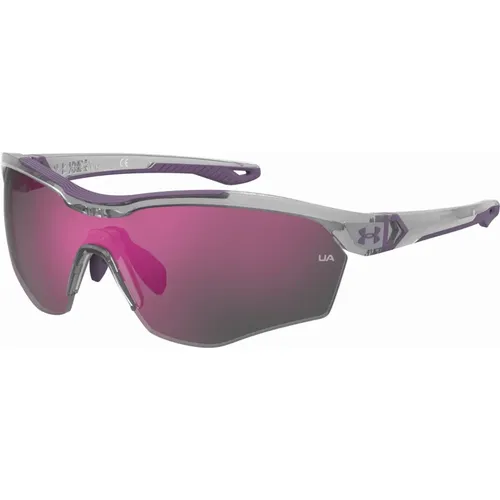 Yard Pro/F Sunglasses Grey Violet/Pink , male, Sizes: ONE SIZE - Under Armour - Modalova