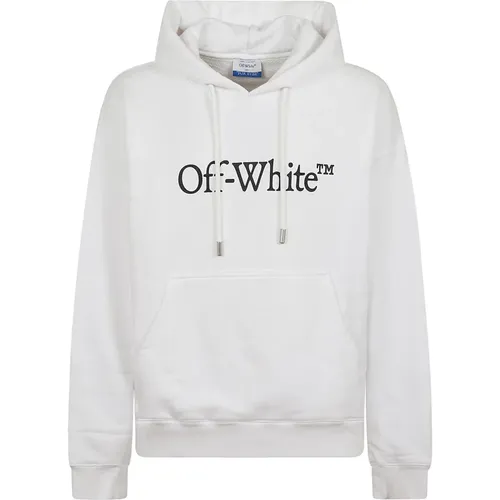 Off , Buchige Skate Hoodie , Herren, Größe: M - Off White - Modalova