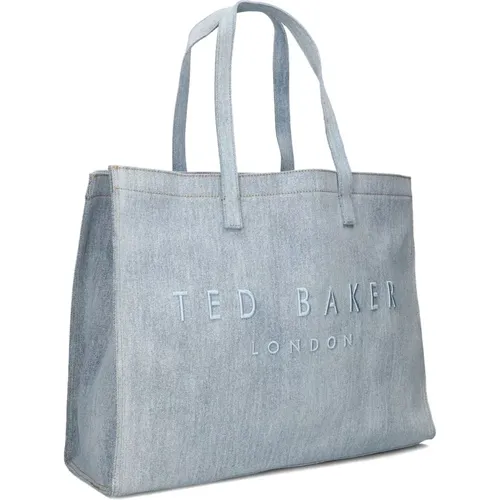 Blauer Denim Shopper Tasche - Ted Baker - Modalova