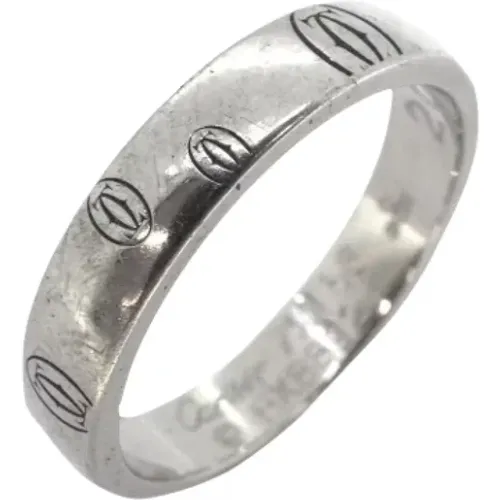 Pre-owned White Gold rings , female, Sizes: ONE SIZE - Cartier Vintage - Modalova