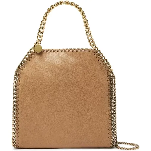 Pecan Falabella Mini Tote Bag , female, Sizes: ONE SIZE - Stella Mccartney - Modalova