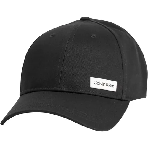 Schwarze Patch Cap , Herren, Größe: ONE Size - Calvin Klein - Modalova