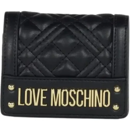 Logo Zipped Wallet , female, Sizes: ONE SIZE - Love Moschino - Modalova