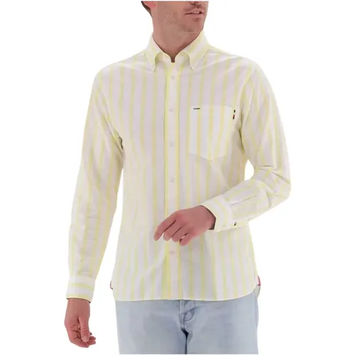 Stylisches Oxford Stripe Casual Hemd , Herren, Größe: S - Tommy Hilfiger - Modalova