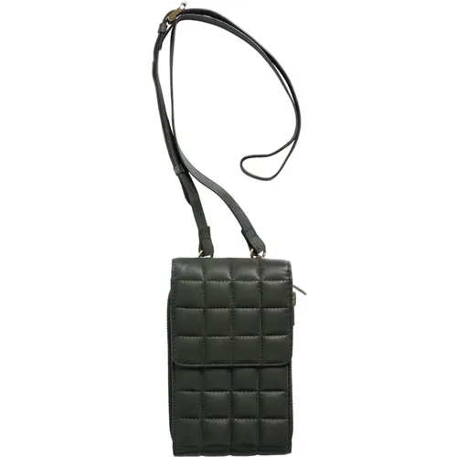 Quilted Mobile Bag Skind 100150 Deep Army , female, Sizes: ONE SIZE - Btfcph - Modalova