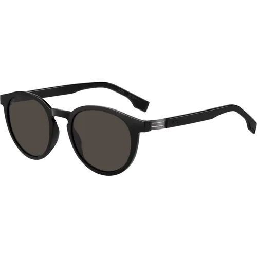 Grey Sunglasses , male, Sizes: 51 MM - Hugo Boss - Modalova