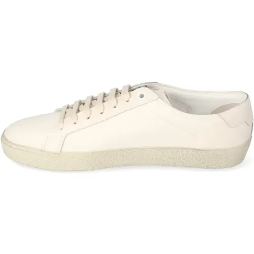 Leder sneakers , Damen, Größe: 36 EU - Saint Laurent - Modalova