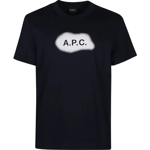 Dunkelblaues Albert T-Shirt,T-Shirts - A.p.c. - Modalova