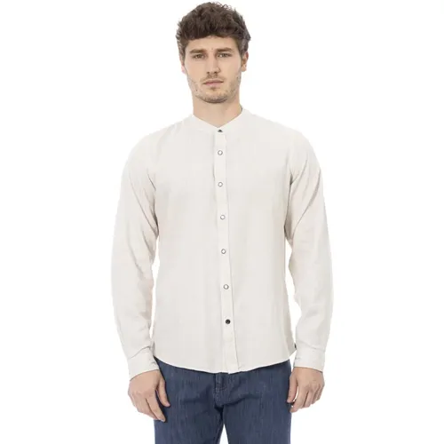 Korean Collar Shirt Livorno Style , male, Sizes: XL, M, S, L, 2XL - Baldinini - Modalova