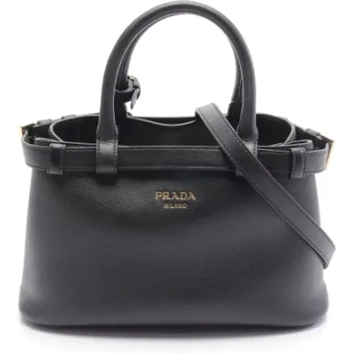 Pre-owned Leather prada-bags , female, Sizes: ONE SIZE - Prada Vintage - Modalova