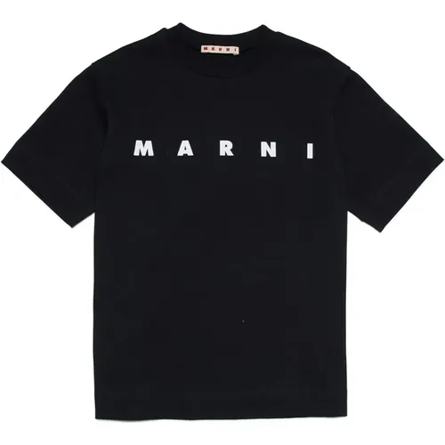 Logo Jersey T-Shirt,T-Shirt Marni - Marni - Modalova